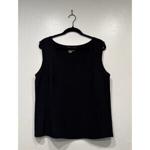 Nina Mclemore 100% Silk Tank Top Women's Size 14 Sleeveless Capsule Elegant Glam